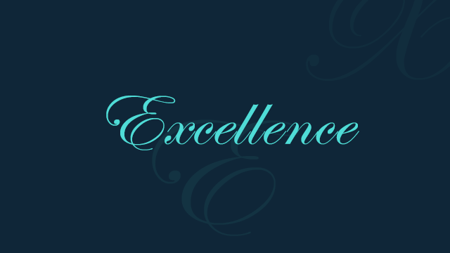 Excellence: How to standout in a world of mediocrity