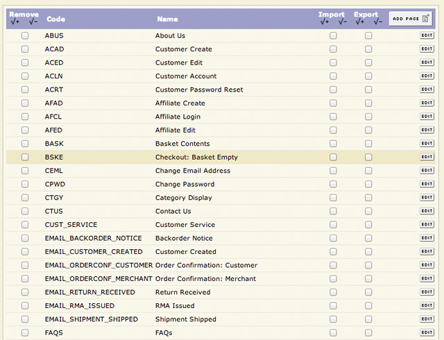 Miva Data Tables