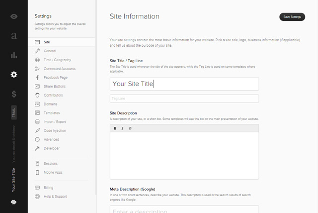 Squarespace Admin